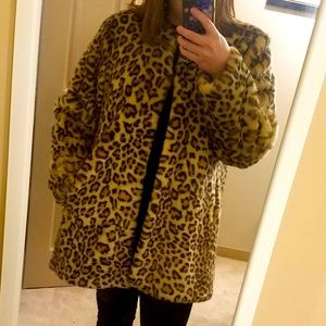 DVF Leopard Coat